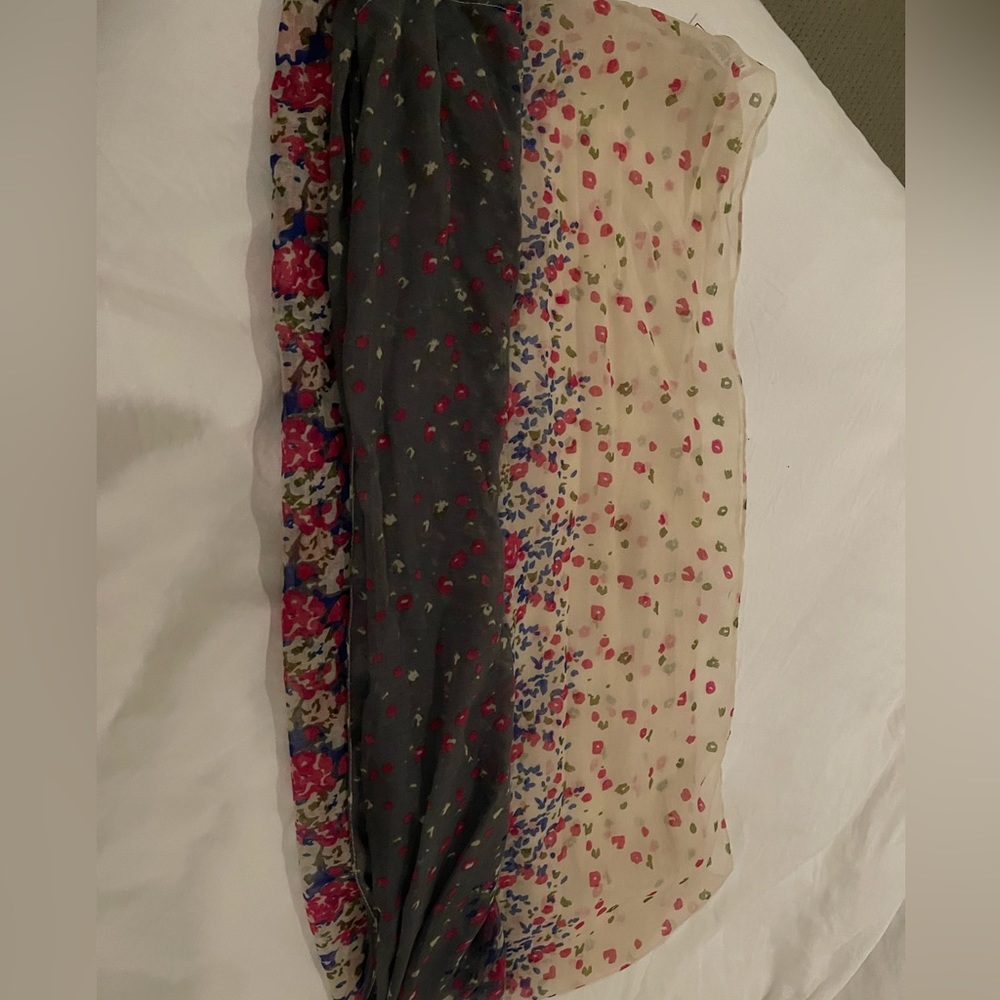 Infinity floral scarf